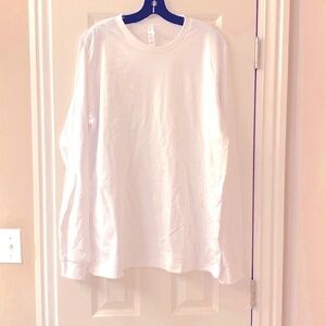Bella+Canvas White  Long Sleeve T- Shirt, 100% cotton. White . New no tags
